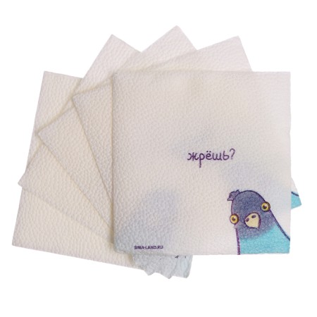 Salphers single -layer paper "eat?", 24x24 cm, set of 20 pcs.-6