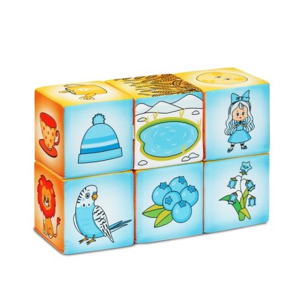 Set of soft cubes "ABC of Color"-6