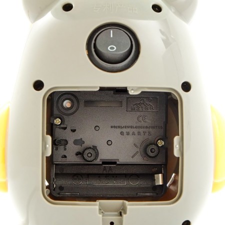 Watch with backlight "owl" children's desktop, smooth move, on batteries aa-3