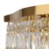 Ceiling light MayToni Dia005CL-06G, 6HE14, 60W, 45x45x25 cm, color gold