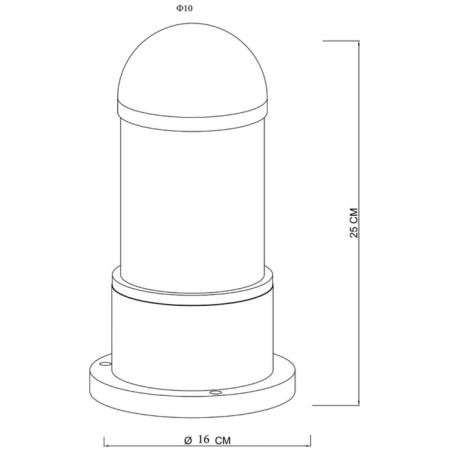 Landscape Lamp Arte Lamp Coppia A5217FN-1BK, E27, 20 W, 10x10x25 cm, black-2