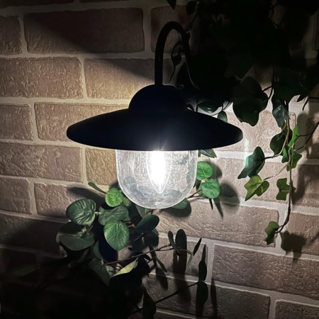 Lamp in the sun. bat. Uniel, "London", 18x18x25 cm, IP44, 1LED, T/white-6
