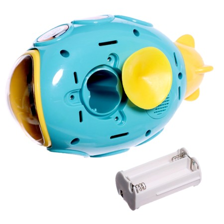 Baby shower for the bath "Submarine", works from batteries, color mix-8