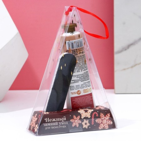 Gift set of cosmetics “Magic New Year!”, Hand cream 30 ml and nail file, pure happiness-1