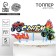 Decoration for the cake "Happy Birthday", cars