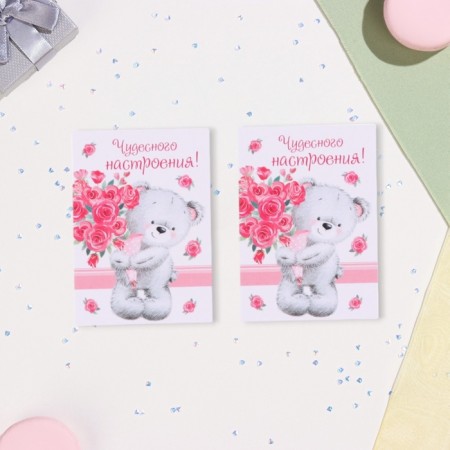 Set of mini -postcard "wishes - 1" craft, 40 pieces, 5 x 7 cm-10