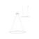Suspension "Thor", size 150x150 cm 96W, LED, 4000K, Dimmic, with Directorate
