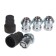 Secrets on car wheels, nut 12x1.5, height 33 mm, 4 nuts, 2 keys