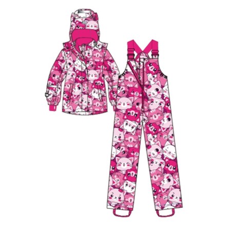 Winter kit for the girl PlayTode: jacket and semi -combineson, height 98 cm-14