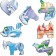 Larsen puzzle "Unicorns", 32 elements
