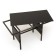 Garden table "Farell" dining, weaving: artificial rattan, 120 x 70 x 70 cm
