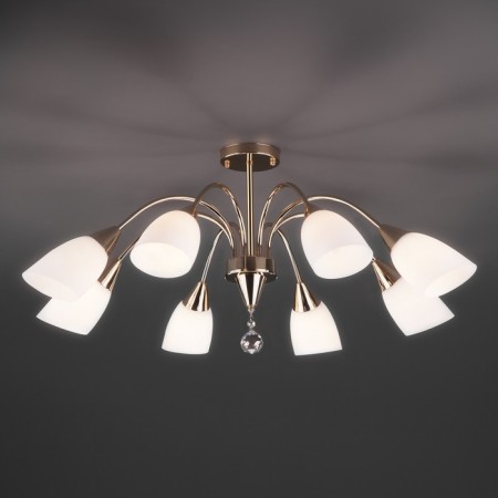 Ellene chandelier, 8x40W E27, color gold-1