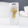 Candle in the cake on the skewer "Sot", the number is 7, 7 cm, gold