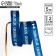 Satin ribbon "best man", blue, 2 cm x 5 m