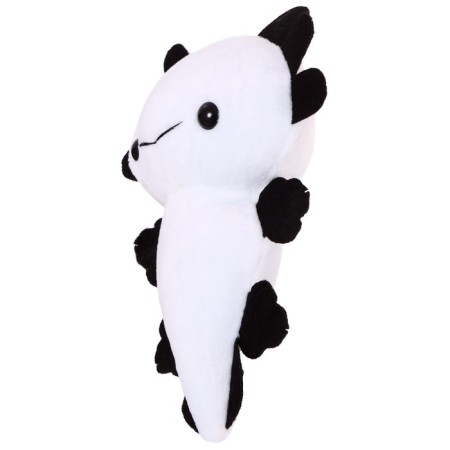 Soft toy "Axolotl", white color, 20 cm-2