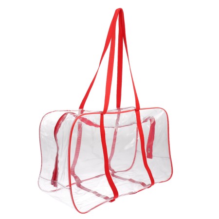 Bag in a hospital, with a cosmetic bag, red color-2