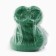 The piggy bank "Snake", green, 15.5 x 12.5 cm