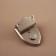 Bag Fraille, 3.8 × 5 cm, pearl silver color