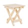 Folding stool, 30 × 35 × 40cm, from linden, "Dobroparov"