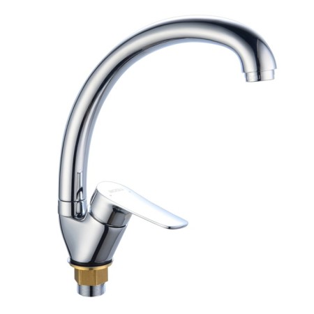 Bouou B8290-10F kitchen mixer, single-leaf, 35 mm cartridge, brass, chrome