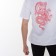 T -shirt male "Dragon", white color/Red print, size 58