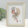 Photo frame plastic 15x20 cm "Golden stripes, double" 17.3x22.2 cm