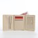 Women's wallet on the button, yellow color
