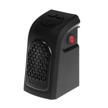 Portable heater Luazon LTO-02, 400W, 23 m², 2 modes, black, from the network-6