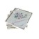 Fanny Dino corner towel, size 80x80 cm, white color