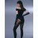 Women's tights Tulle, size 4, color Nero