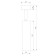 Lamp ceiling Elektrostandard, Diffe LED 39x39x197 mm, IP20, white, black color