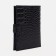 Male purse on 3 in 1 button for auto documents and passports, for cards, for coins, black color
