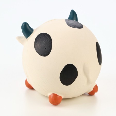 Fresh toy for dogs from Latex "Cow-Smach", 8 cm, white-2