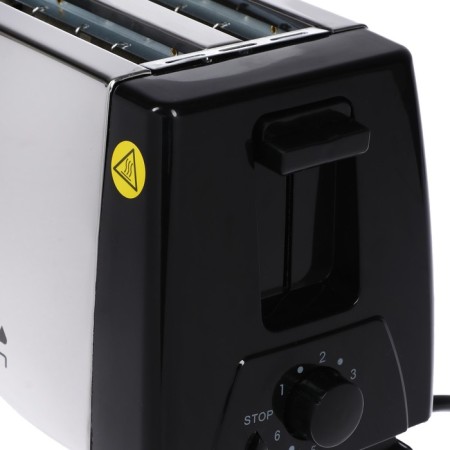 Toster Luazon LT-03, 750 W, 6 grip modes, 2 toasts, silver-2