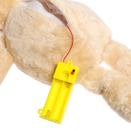 Musical toy "fall asleep", sound, light, beige color-5