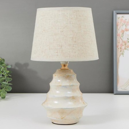 Table lamp 16405/1 E14 40W Beige 17x17x29 cm Risalux