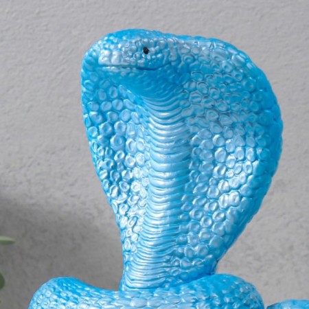 New Year's figure "Cobra on the chest" 20 x 17 x 12 cm.-5