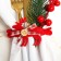 New Year's set of rings for napkins "Deer" 4 pcs, d = 9 cm, 100% p/e, felt