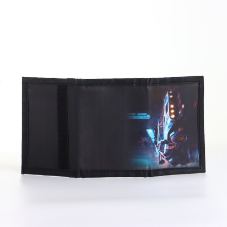 Children's wallet on Velcro "chosen", black color-3