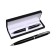 Gift handle, ball "Atlantic" in the leatherette case, rotary, black body with silver