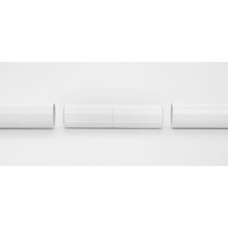 Cornice for the bathroom corner, 80 x 80 cm, white color-2