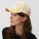Women's cap Minaku "Tie-Dye", yellow color, rr 54-56