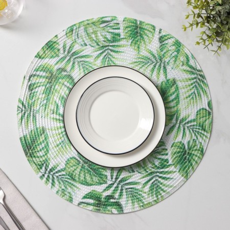 Serving shares Summer, D = 38 cm, white color-3