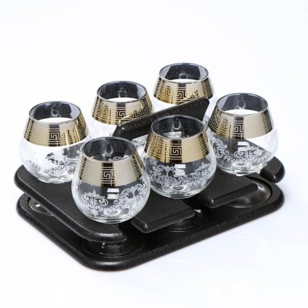Mini-bar "Baroque" Bar Stream, 6 glasses of brandy