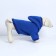Single-fat sweatshirt for dogs (foot with a hose), size S (DS 24, Osh 33-37, OG 42-44), blue