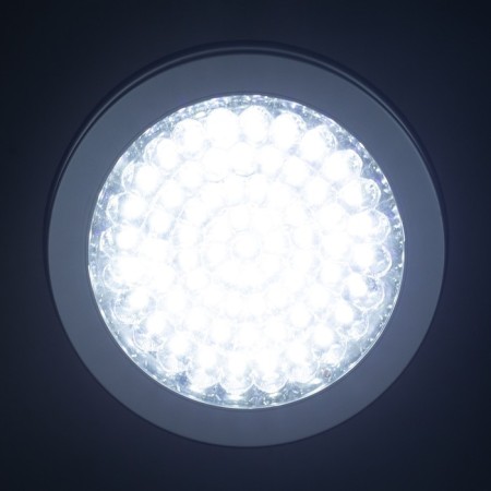 Lamp with the sound sensor "Aessa" LED 12W 24x24x4 cm-2