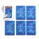 New Year's board game "New Year: Okavoka!", 90 cards, 9 fields, 8+