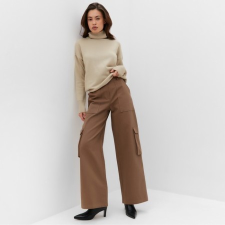 Cargo trousers Women's Mist Base, p. M, brown-9