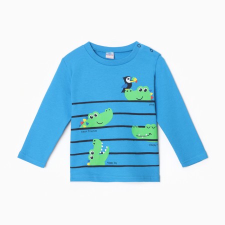 Longslit for a boy, dark-turquoise color, height 98 cm