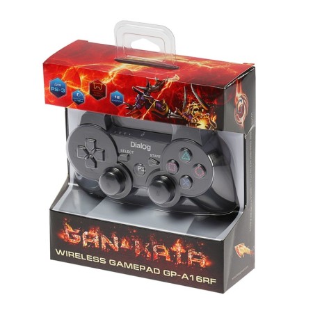 Dialog Gan-Kata GP-A16RF gamerpad, wireless, vibration, for PS3, USB, black-4